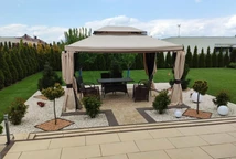 Střešní plášť pavilonu Valencia 3x4m krémový Garden Point