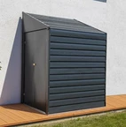 Kovový nástěnný domeček pro nářadí Yardsaver 1,2 x 2,1 m Arrow grey