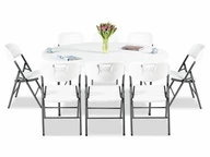 Set cateringového nábytku 180 cm 8 + 1 Garden Point