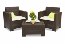 Techn ratanový set Nebraska Terrace brown Bica