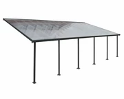 Zastřešení terasy Feria Palram - Canopia 4 x 8,5 m šedý