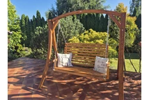 Dřevěná zahradní houpačka Borneo Garden Point