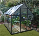 Malý polykarbonátový skleník Hybrid 2,46 x 1,86 m Grey Palram