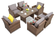 Parma Premium polyratanový nábytek, hnědý Garden Point