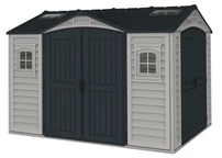 Plastový zahradní domek Duramax Apex Pro Plus 10,5 x 8 šedý