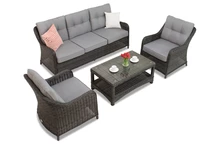 Ratanový set Toledo Coffee 5 tech antracit Garden Point