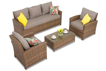 Set zahradního nábytku Parma Coffee 5 hnědá Garden Point