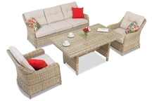 Techn ratanový set Toledo Apetito 5 béžový Garden Point