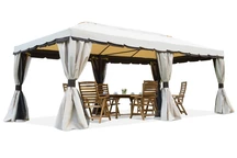Zahradní altán s moskytiérou Valencia 3x6m krémový Garden Point