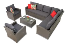 Zahradní set s Parma Corner 7 antracitová Garden Point