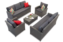 Ratanový nábytek Parma Coffee 8 antracit Garden Point