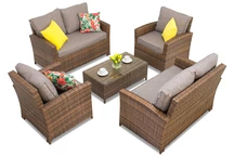 Set zahradního nábytku Parma Coffee 6 hnědá Garden Point