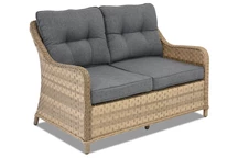 Dvoumístná technorattanová pohovka Toledo Garden Point cappuccino