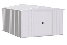 Kovová kůlna na nářadí Classic 3,13 x 3,7 m Arrow světle šedá