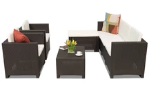 Obývací nábytek Technorattan Colorado Relax Corner 6 hnědá Bica