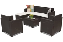 Obývací nábytek Technorattan Nebraska Relax Corner 6 hnědá Bica