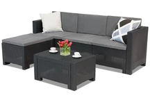 Set technoratanového obývacího nábytku Colorado Relax antracit Bica