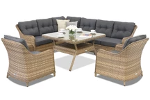 Techn ratanový zahradní nábytek Toledo Comida 7 Angular Garden Point melange