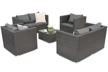 Technorattanový zahradní nábytek Roma Coffee 6 Garden Point antracit