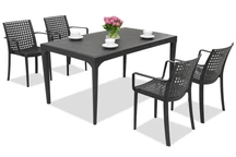 Zahradní jídelní set Oslo / Sophie 4 antracit Bica