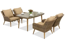 Zahradní nábytek Bilbao Premium 4 Garden Point hnědý