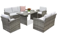 Zahradní nábytek Monaco Apetito 7 Garden Point šedý