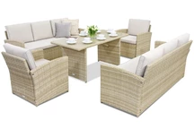 Zahradní nábytek Monaco Apetito 8 Garden Point béžový
