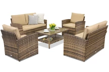Zahradní nábytek Monaco Coffee 6 Garden Point hnědý