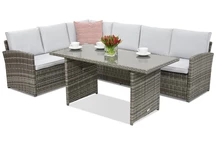 Zahradní nábytek Monaco Comida 5 Garden Point šedý