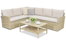 Zahradní nábytek Monaco Corner Garden Point béžový