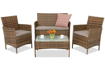 Zahradní nábytek v technorattanu Calabria Premium Garden Point hnědý