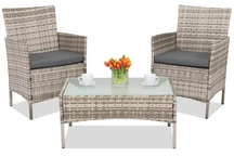 Zahradní nábytek v technorattanu Calabria Premium Terrace Garden Point šedý