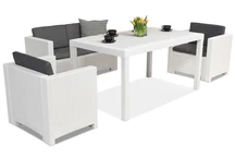 Ratanový nábytek Colorado Apetito 4 White Bica