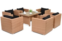 Ratanový zahradní nábytek Roma Premium 6 Garden Point cappuccino