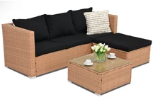 Roma Corner 4 Garden Point technorattanový zahradní nábytek medový