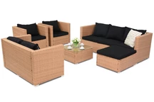 Roma Corner 8 Garden Point technorattanový zahradní nábytek medový