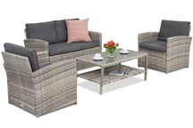 Zahradní nábytek Monaco Coffee 4 Garden Point světle šedý