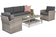 Zahradní nábytek Monaco Coffee 5 Garden Point světle šedý