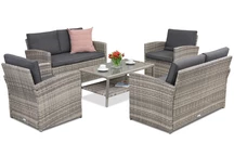 Zahradní nábytek Monaco Coffee 6 Garden Point světle šedý
