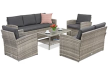 Zahradní nábytek Monaco Coffee 7 Garden Point světle šedý