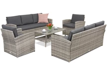 Zahradní nábytek Monaco Coffee 8 Garden Point světle šedý