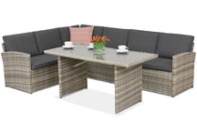 Zahradní nábytek Monaco Comida 5 Garden Point světle šedý