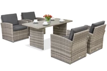 Zahradní nábytek Monaco Premium 4 Garden Point světle šedý