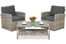 Zahradní nábytek Monaco Terrace Garden Point světle šedý