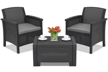 Polyratanový set Venezia Terrace 2 antracit Bica