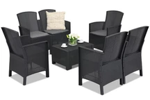 Ratanový nábytek Lido Coffee 6 antracit Bica