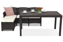 Sestava obývacího nábytku Technrattan Venezia Relax Corner 4 Bica hnědá
