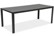 Velký polywood hliníkový zahradní stůl Verona Garden Point černý