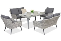 Zahradní nábytek Bilbao Apetito 6 Garden Point bílý