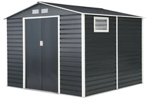 Kovový domeček na nářadí Malmo 2,8 x 2,6 m Store Boss antracit